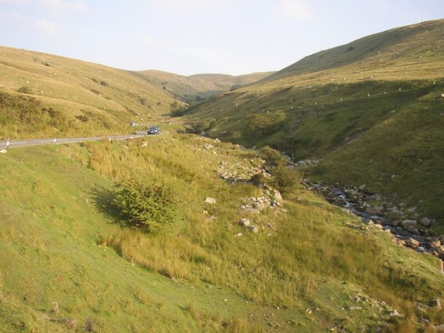 File:The A4069 cuts through the Black Mountains - geograph.org.uk - 947141.jpg