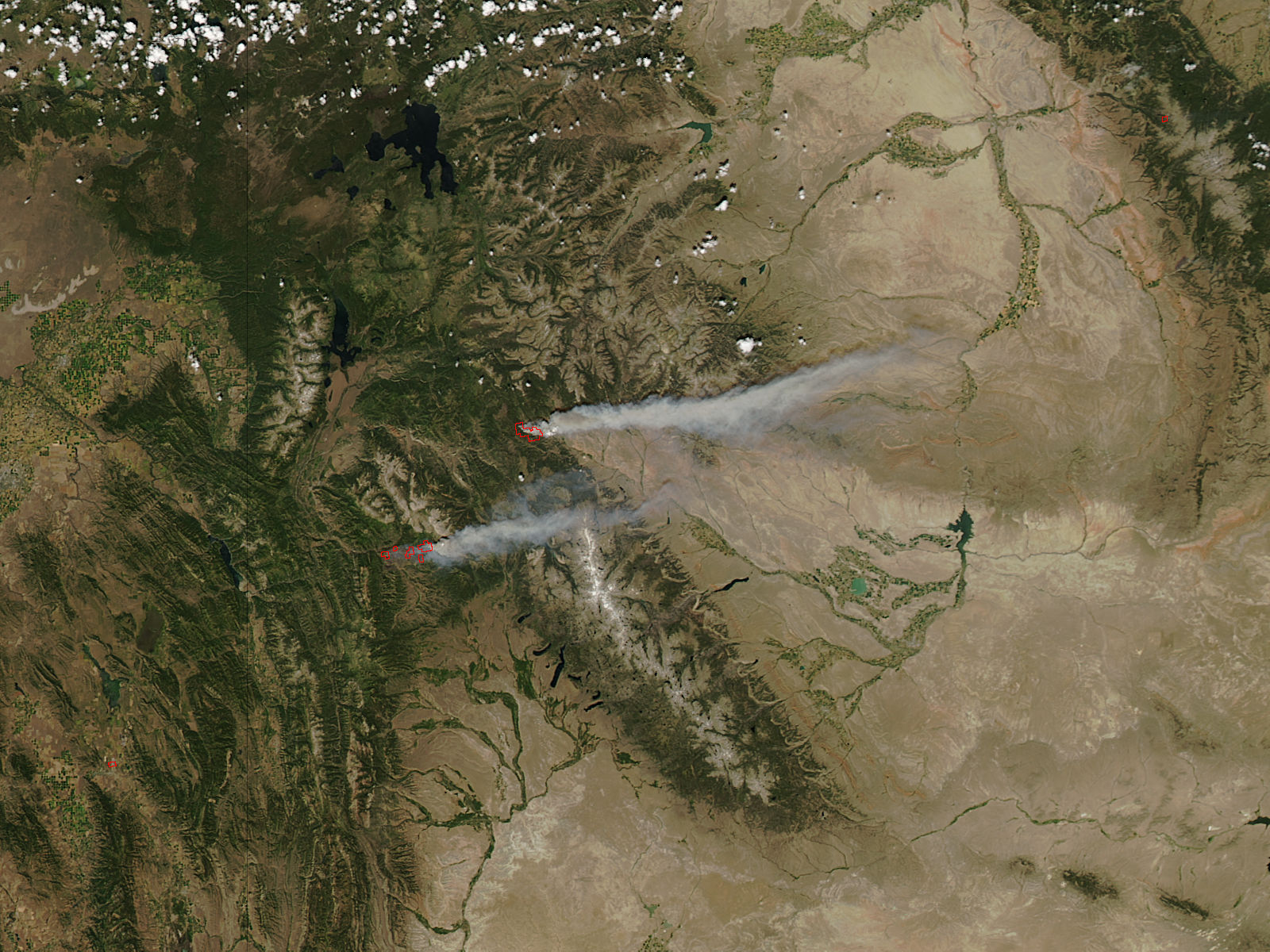 File:Cliff Creek and Lava Mountain Fires, Wyoming (MODIS 2016-07-27).jpg